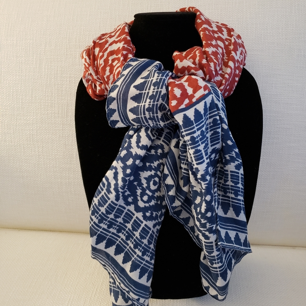 Red, White & Blue neck scarf